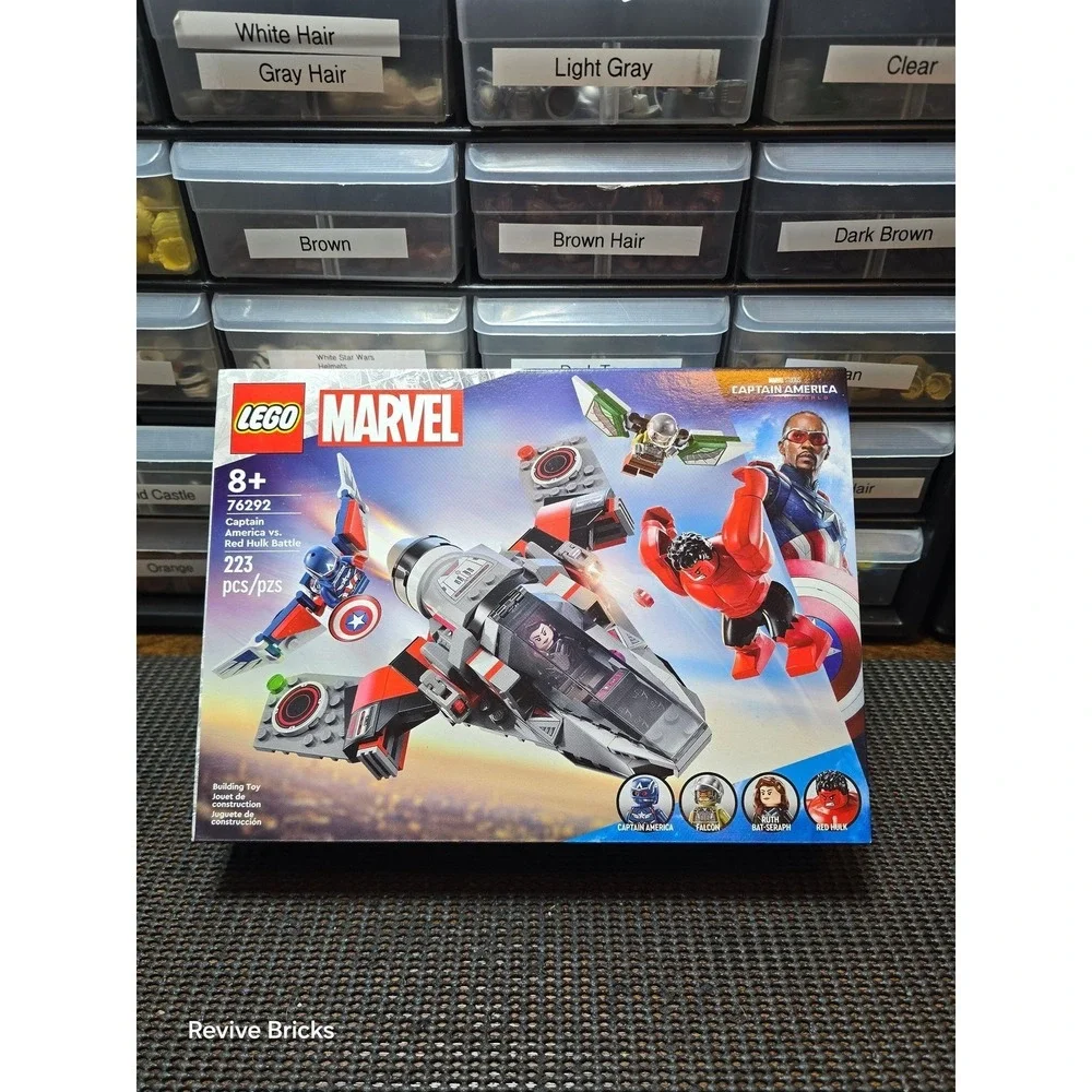 Set - Marvel - 76292 - Captain America vs. Red Hulk Battle